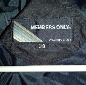 Members Only Vintage size 38 Black